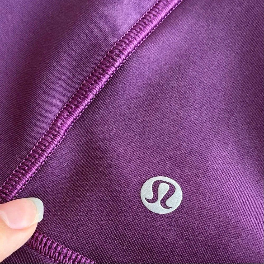 Lululemon First Mile 1/2 Half Zip Darkest Magenta Pullover sweater top